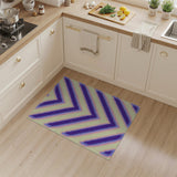 Purple Ombre Chevron Area Rug