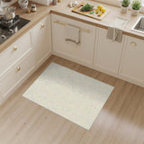 Pastel Wildflower Beige Area Rug