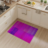 Vibrant Pink to Purple Gradient Abstract Area Rug