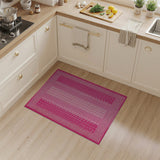 Ombre Pink Crocodile Texture Area Rug
