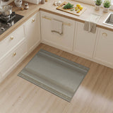 Beige Geometric Lattice Border Area Rug