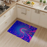 Starry Cosmic Goddess Boho Area Rug