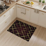 Luxe Gold Lattice Trellis Area Rug