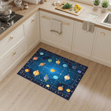 Cosmic Planets Kids Area Rug