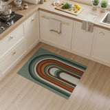 Layered Arch Geometric Area Rug