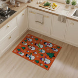 Festive Colorful Snowmen Holiday Rug
