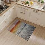 Vibrant Gradient Stripe Area Rug
