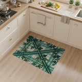 Green Ivy Plaid Area Rug