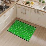 Shamrock Clover Green Area Rug