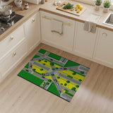 Vibrant City Intersection Area Rug