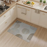 Geometric Modern Modern Abstract Geometric Neutral Area Rug