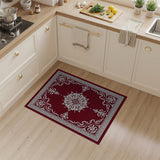 Traditional Persian Red Ornate Red Persian Medallion Area Rug