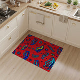Playful Sneaker Doodle Area Rug
