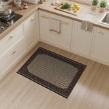 Traditional Persian Cream Red Floral Area Rug