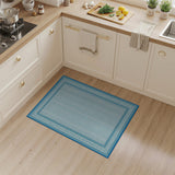Ornate Blue White Persian Lattice Rug