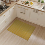 Yellow Vibrant Yellow Striped Geometric Area Rug