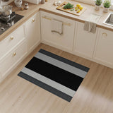 Bold Vertical Geometric Modern Bold Black White Vertical Stripe Area Rug