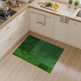Plush Green Shag Area Rug