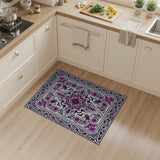Vibrant Pink Medallion Traditional Persian Rug