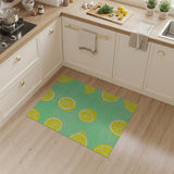 Sunny Lemon Slices Area Rug