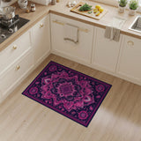 Purple Mandala Boho Area Rug