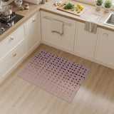 Warm Ombre Polka Dot Area Rug