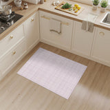 Purple Gingham Checkered Purple Area Rug