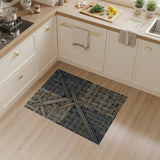 Neutral Woven Geometric Area Rug