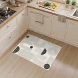 Black Geometric Arch Area Rug