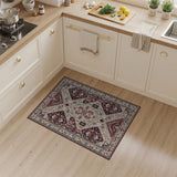Red Persian Geometric Heritage Area Rug
