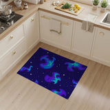 Starry Nebula Swirl Area Rug
