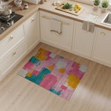 Vibrant Abstract Block Area Rug