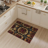 Southwestern Sunburst Pyramid Area Rug