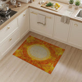 Radiant Sunburst Geometric Area Rug