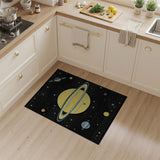Cosmic Saturn Jupiter Planets Area Rug