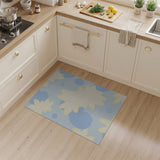 Whimsical Blue Starburst Area Rug