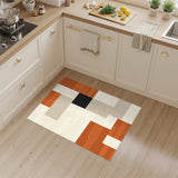 Geometric Modern Brown Area Rug