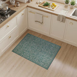 Teal Geometric Heritage Tribal Heritage Tribal Area Rug