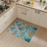 Playful Cartoon ABC Island Kids Rug