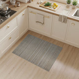 Beige Striped Distressed Vintage Area Rug