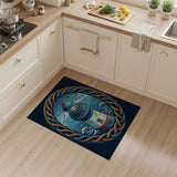 Rope-Framed Nautical Lighthouse Area Rug