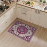 Traditional Persian Ornate Pink Mandala Persian Area Rug