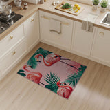 Pink Flamingo Paradise Area Rug