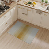 Beige Ombre Gradient Distressed Area Rug