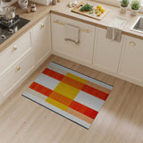 Bold H-Shaped Geometric Stripe Area Rug