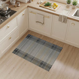 Modern Grey Plaid Area Rug