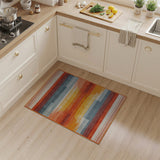 Vibrant Geometric Multi-Color Stripe Area Rug