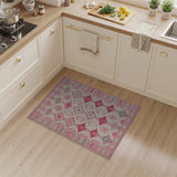 Pink Diamond Heritage Tribal Area Rug