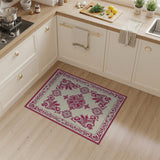 Traditional Persian Red Floral Traditional Persian Area Rug