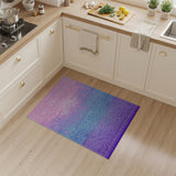 Ombr Pink-to-Blue Scales Area Rug